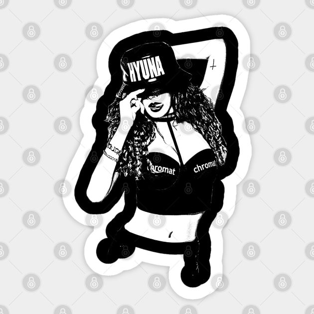 Hyuna Sticker by Knockbackhaunt